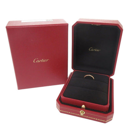 Cartier Wedding 48 18k Pink Gold Diamond Ring — view 2