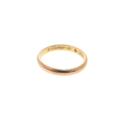 Cartier Wedding 48 18k Pink Gold Diamond Ring — view 4