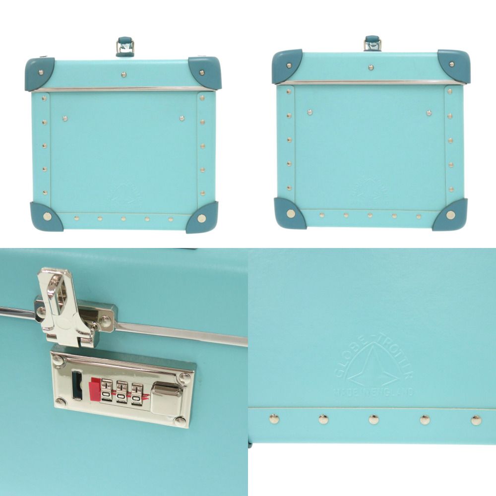 Tiffany & Co Globe Trotter Collaboration Vanity Case Box Cobalt Blue Leather — view 8