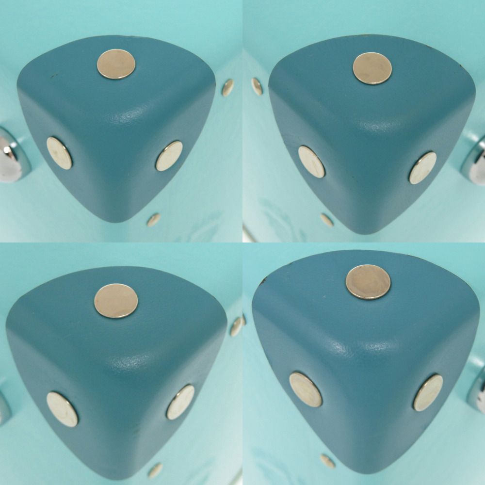 Tiffany & Co Globe Trotter Collaboration Vanity Case Box Cobalt Blue Leather — view 4