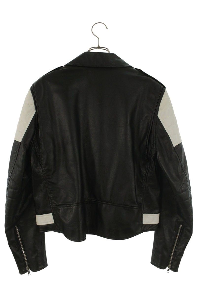 Celine Bicolor Double Rider's Jacket Leather 50 — view 2