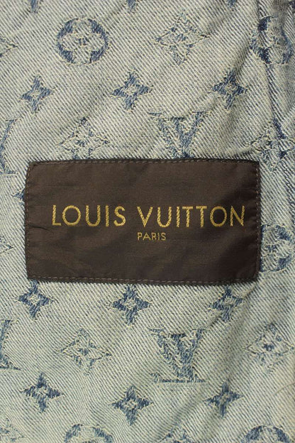 Louis Vuitton Supreme LV Jacquard Denim Trucker Jacket Monogram 44 — view 3
