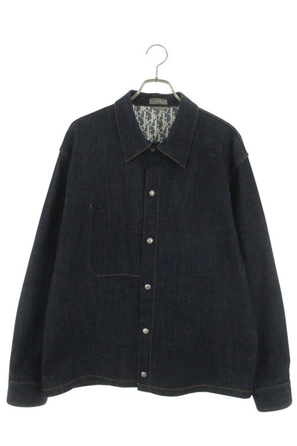 Dior Lined Oblique Denim Jacket 52