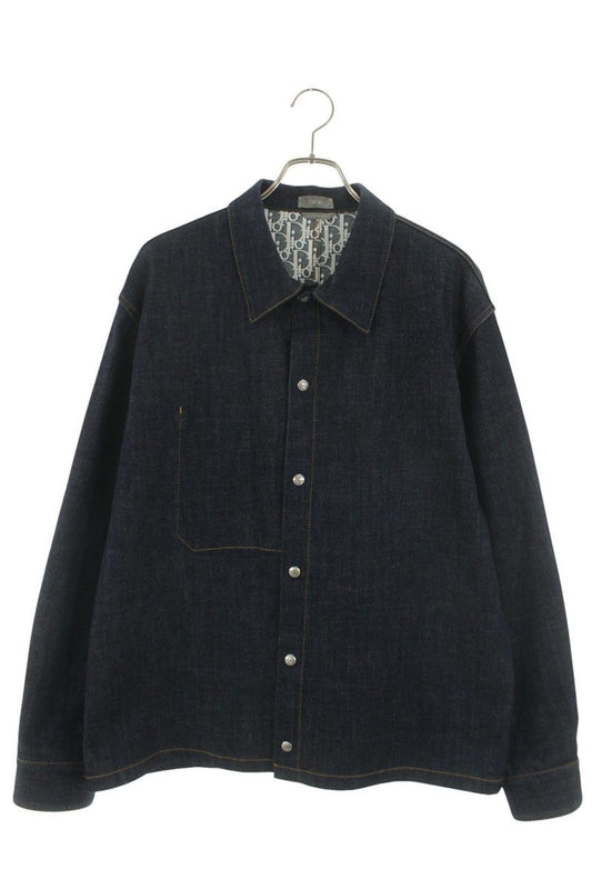 Dior Lined Oblique Denim Jacket 52