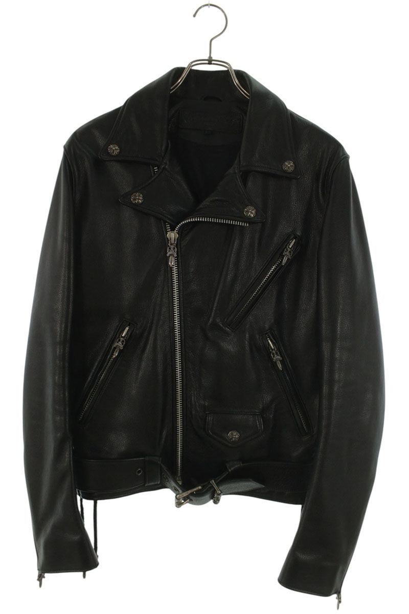 Chrome Hearts JJ Dean Daga Zip Rider's Jacket Leather