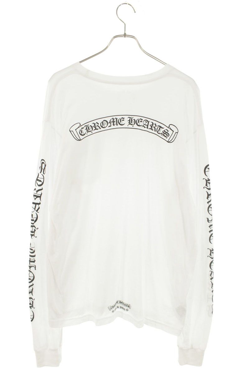 Chrome Hearts CH L S 1 Logo Back Print Long Sleeve Top XL — view 2