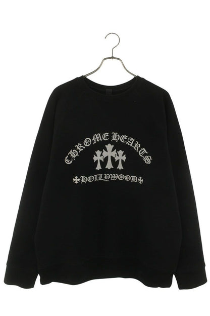 Chrome Hearts Sailin on Crew Labeled Triple Cross Logo Embroidery Sweatshirt XL