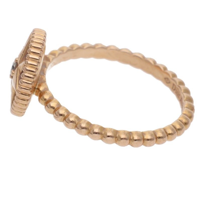 Dior Rose Des Vents 18k Pink Gold Diamond Oniki Sling No 8.5 49 Ring — view 5
