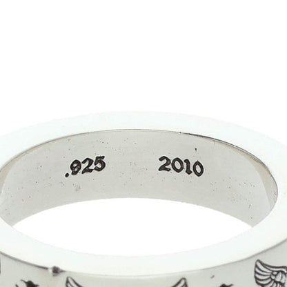 Chrome Hearts mm Spacer Foti Mahalia Motif Silver Ring — view 4