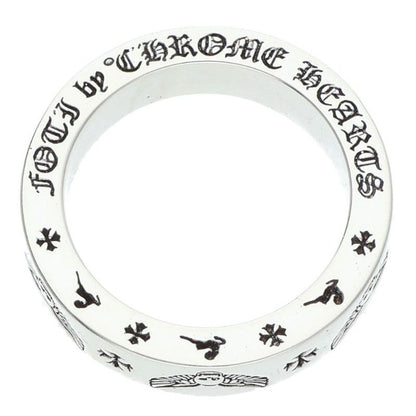 Chrome Hearts mm Spacer Foti Mahalia Motif Silver Ring — view 3