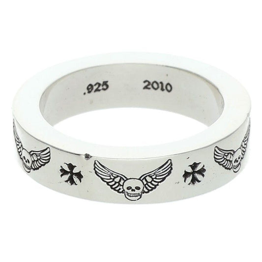 Chrome Hearts mm Spacer Foti Mahalia Motif Silver Ring