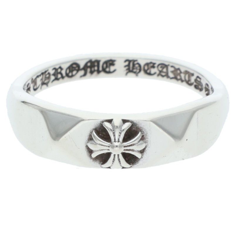 Chrome Hearts Bubblgm Pyramid Pls Bubble Gum Plus Silver Ring