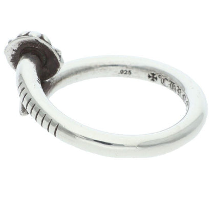Chrome Hearts Nail Crsball Cross Ball Silver Ring — view 5