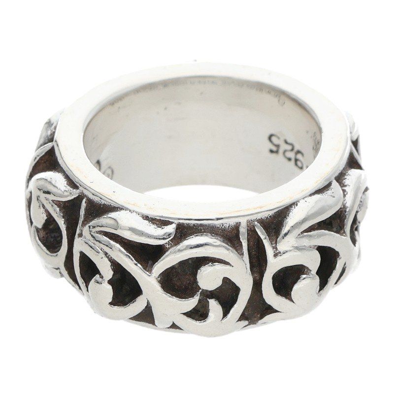 Chrome Hearts Etrnity Vine Band Eternity Silver Ring — view 2
