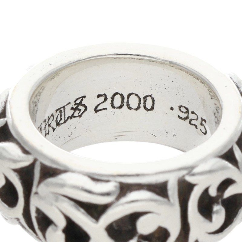 Chrome Hearts Etrnity Vine Band Eternity Silver Ring — view 4