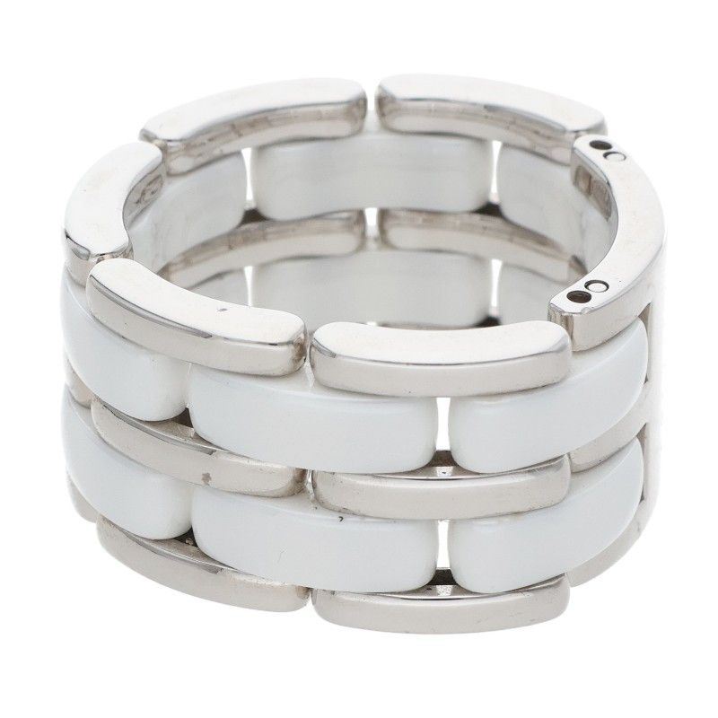 Chanel 18k White Gold Ultra Collection Ring — view 4