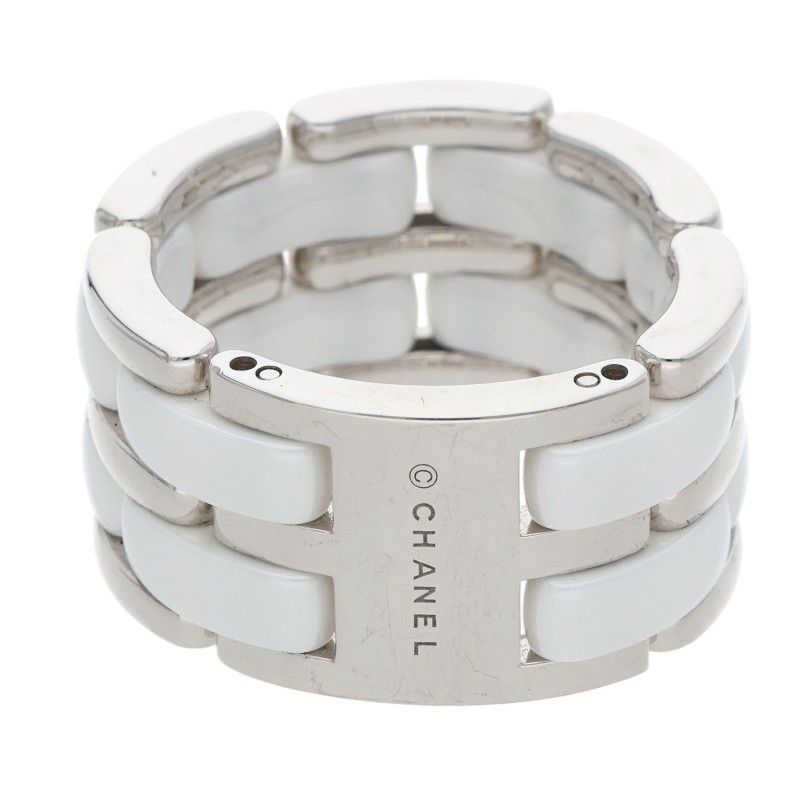 Chanel 18k White Gold Ultra Collection Ring — view 2