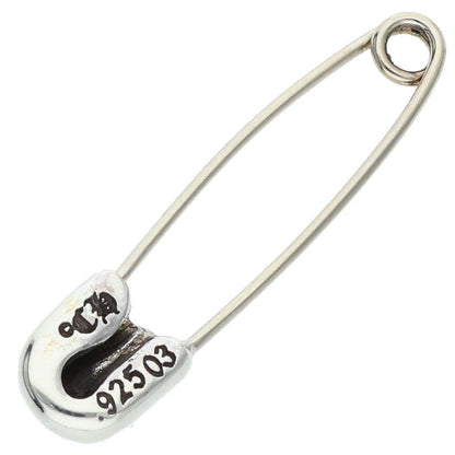 Chrome Hearts Safety Pin SM Small Pin 1 Diamond Silver Necklace Top — view 2