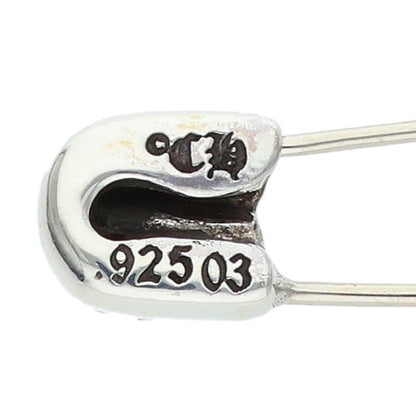 Chrome Hearts Safety Pin SM Small Pin 1 Diamond Silver Necklace Top — view 3