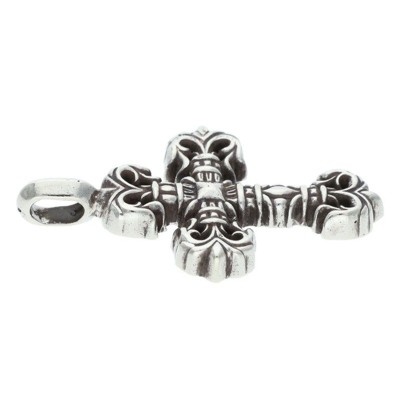 Chrome Hearts Charm Filigree Tiny Silver Necklace Top — view 5