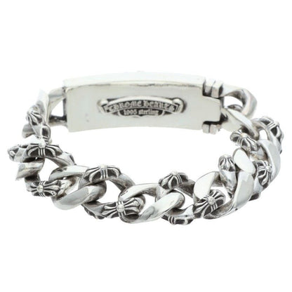 Chrome Hearts ID Dagger ID Fancy Link Silver Bracelet — view 2