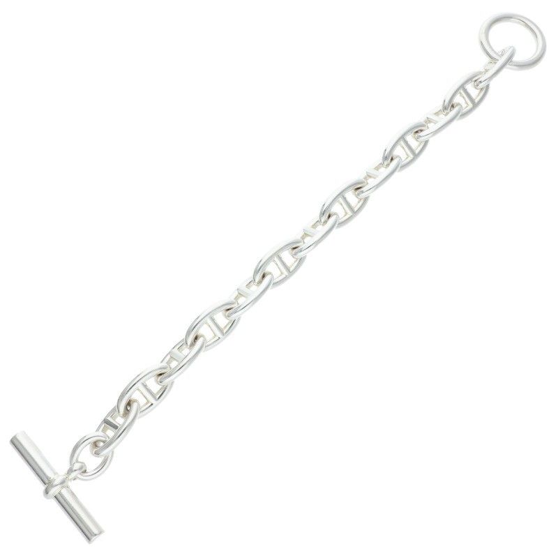 Hermes Chaine D'ancre GM Silver Bracelet — view 2