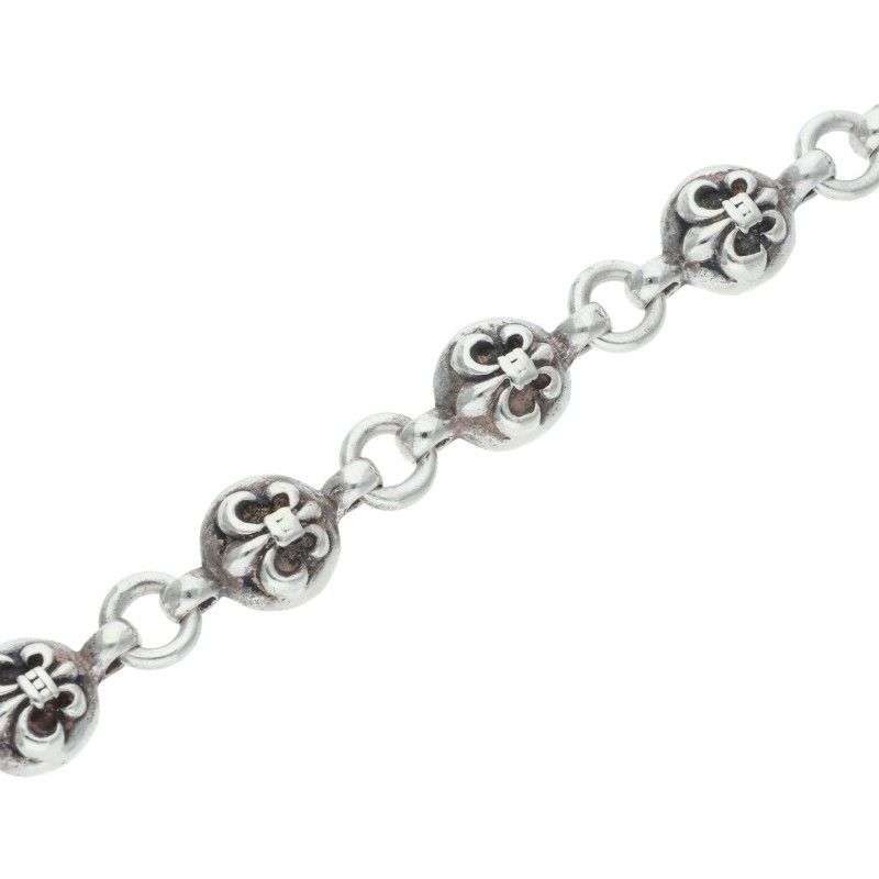 Chrome Hearts No1 Ball Fubol Silver Bracelet — view 5