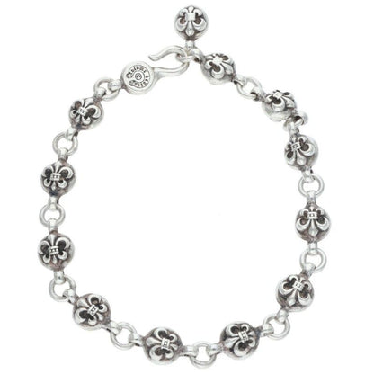 Chrome Hearts No1 Ball Fubol Silver Bracelet