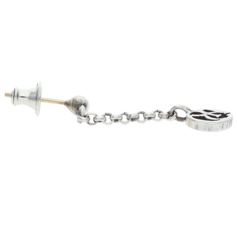 Chrome Hearts Initial Drop Kyosuke Himuro Silver Earrings — view 4