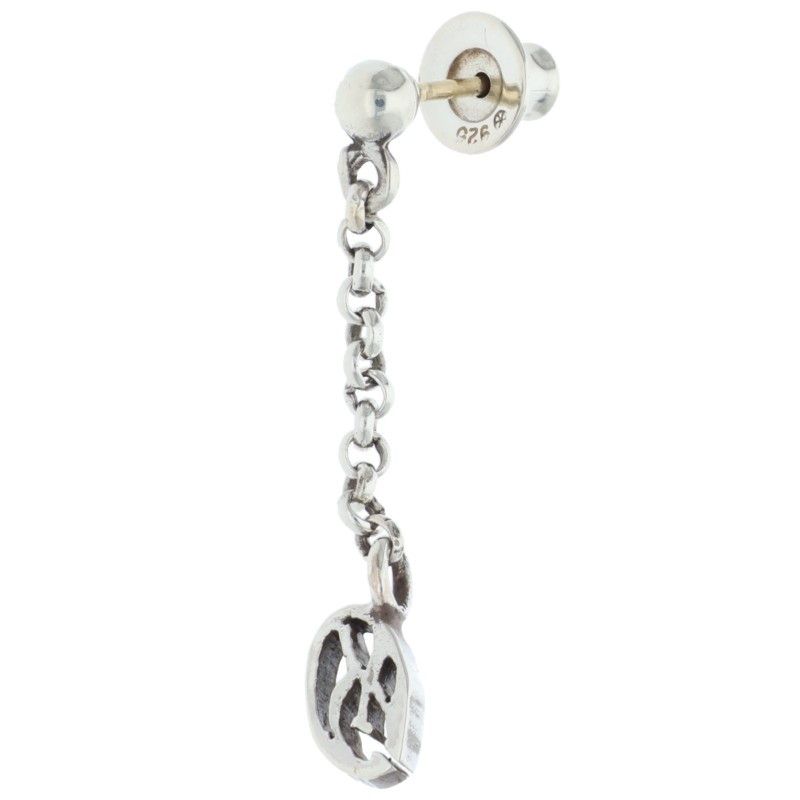 Chrome Hearts Initial Drop Kyosuke Himuro Silver Earrings