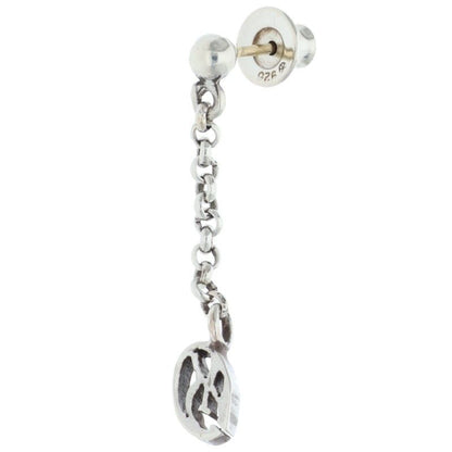 Chrome Hearts Initial Drop Kyosuke Himuro Silver Earrings