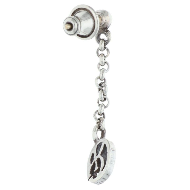 Chrome Hearts Initial Drop Kyosuke Himuro Silver Earrings — view 2