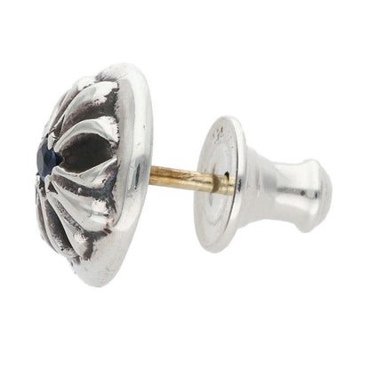 Chrome Hearts Stud Crsbll Sap Cross Ball 1 Saffiano Silver Earrings — view 5