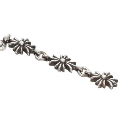Chrome Hearts Tiny CH Pls 3 Ech Plus 3 Drop Silver Earrings — view 3