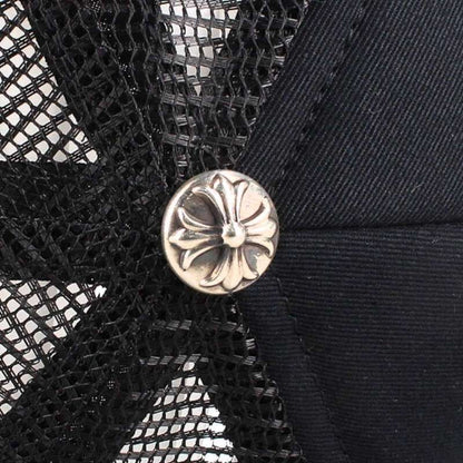 Chrome Hearts Trucker Cap Truck Khaki Cemetery Calf Hair Leather Patch Mesh Cap — view 5