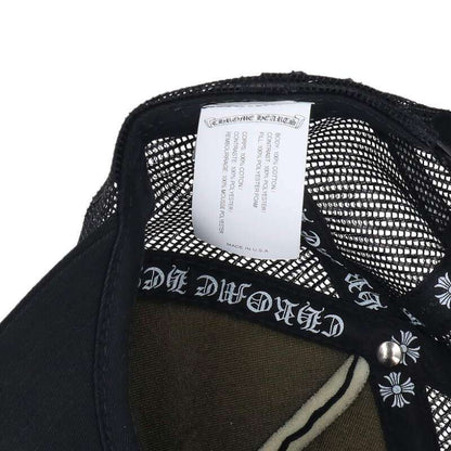 Chrome Hearts Trucker Cap Truck Khaki Cap Foti Aerosmith Yungblub Mesh Hat — view 3
