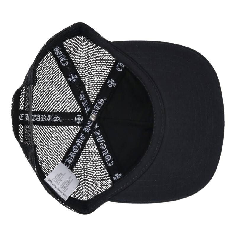 Chrome Hearts Trucker Cap 3 Cemetery Leather Patch Mesh Hat — view 3