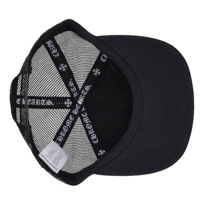 Chrome Hearts Trucker Cap 3 Cemetery Leather Patch Mesh Hat — view 3