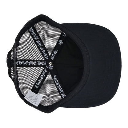 Chrome Hearts Trucker Cap 3 Cemetery Leather Patch Mesh Hat — view 3