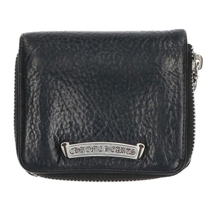 Chrome Hearts SQ Zip Bill Square Zip Round Zip Leather Wallet