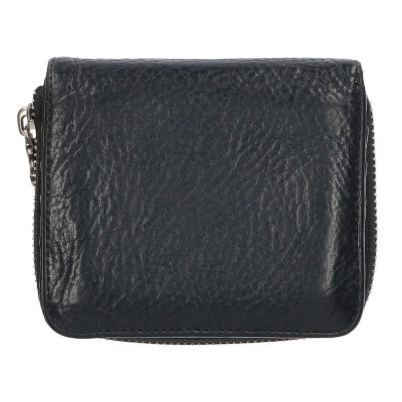 Chrome Hearts SQ Zip Bill Square Zip Round Zip Leather Wallet — view 2
