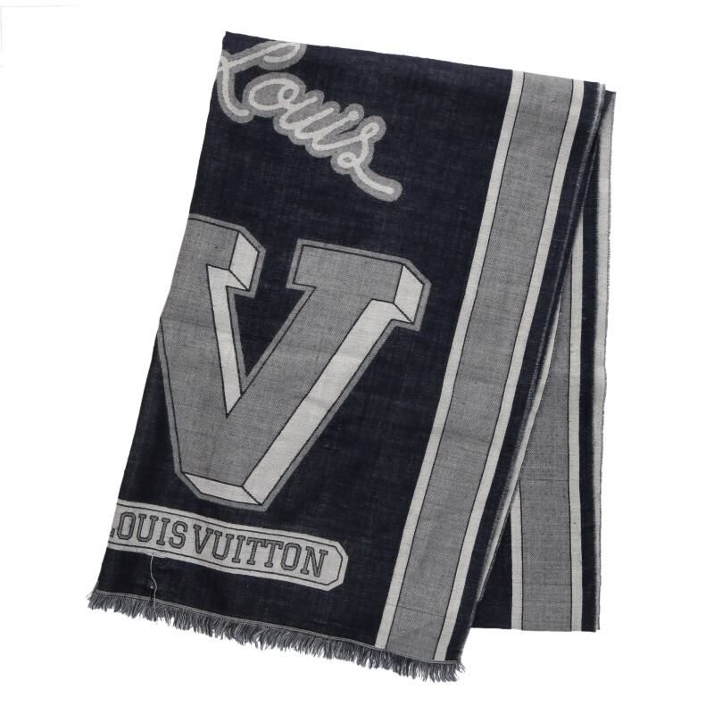 Louis Vuitton Ivy League Silk Shawl Scarf