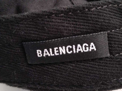 Balenciaga Cap BB Logo Gray Cotton Hat — view 5