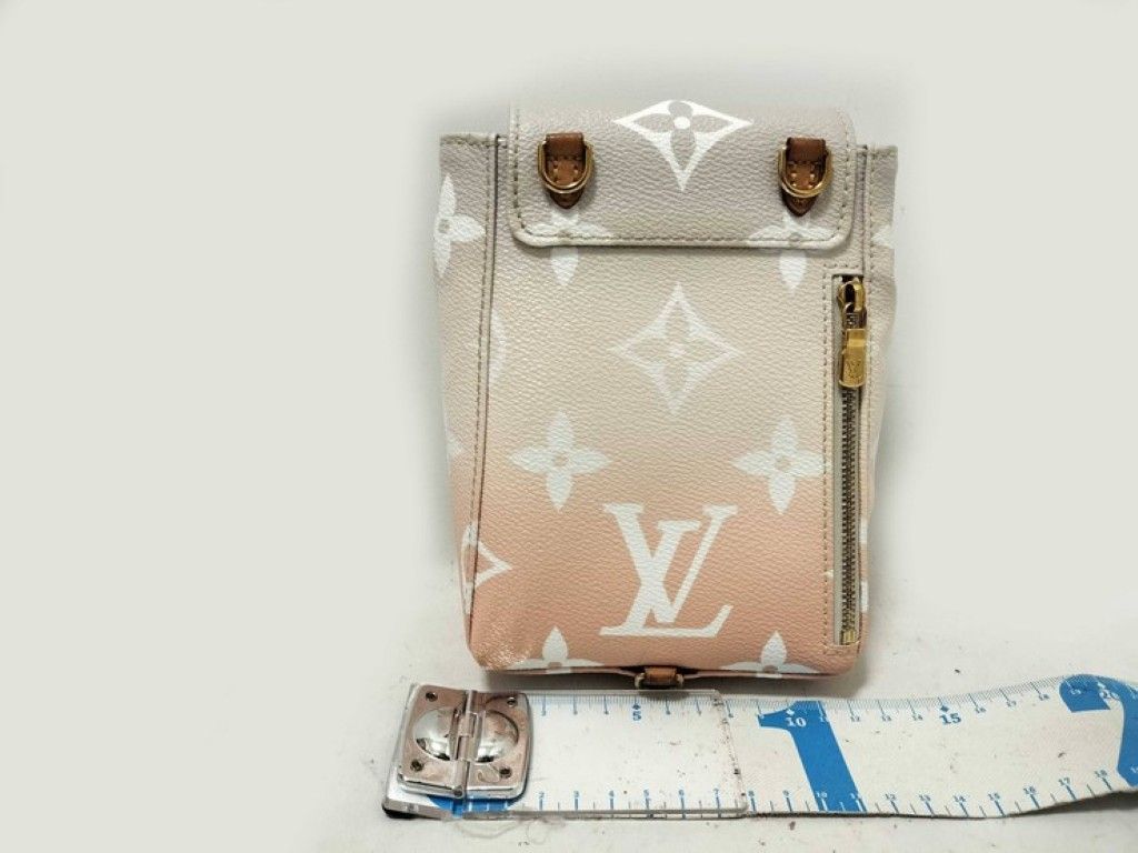 Louis Vuitton Sac by the Pool Tiny Backpack Blume Leather Gold — view 2
