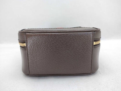 Gucci Ophidia Beige Brown GG Supreme Canvas 2-Way Shoulder Bag Top Handle Gold — view 3