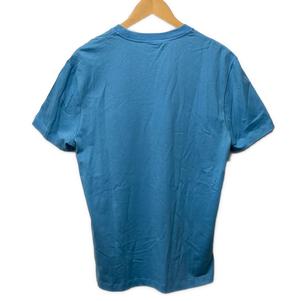 Versace Short Sleeve T-Shirt L Light Blue Black Crew Neck Medusa — view 2