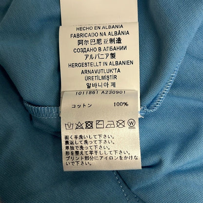Versace Short Sleeve T-Shirt L Light Blue Black Crew Neck Medusa — view 4