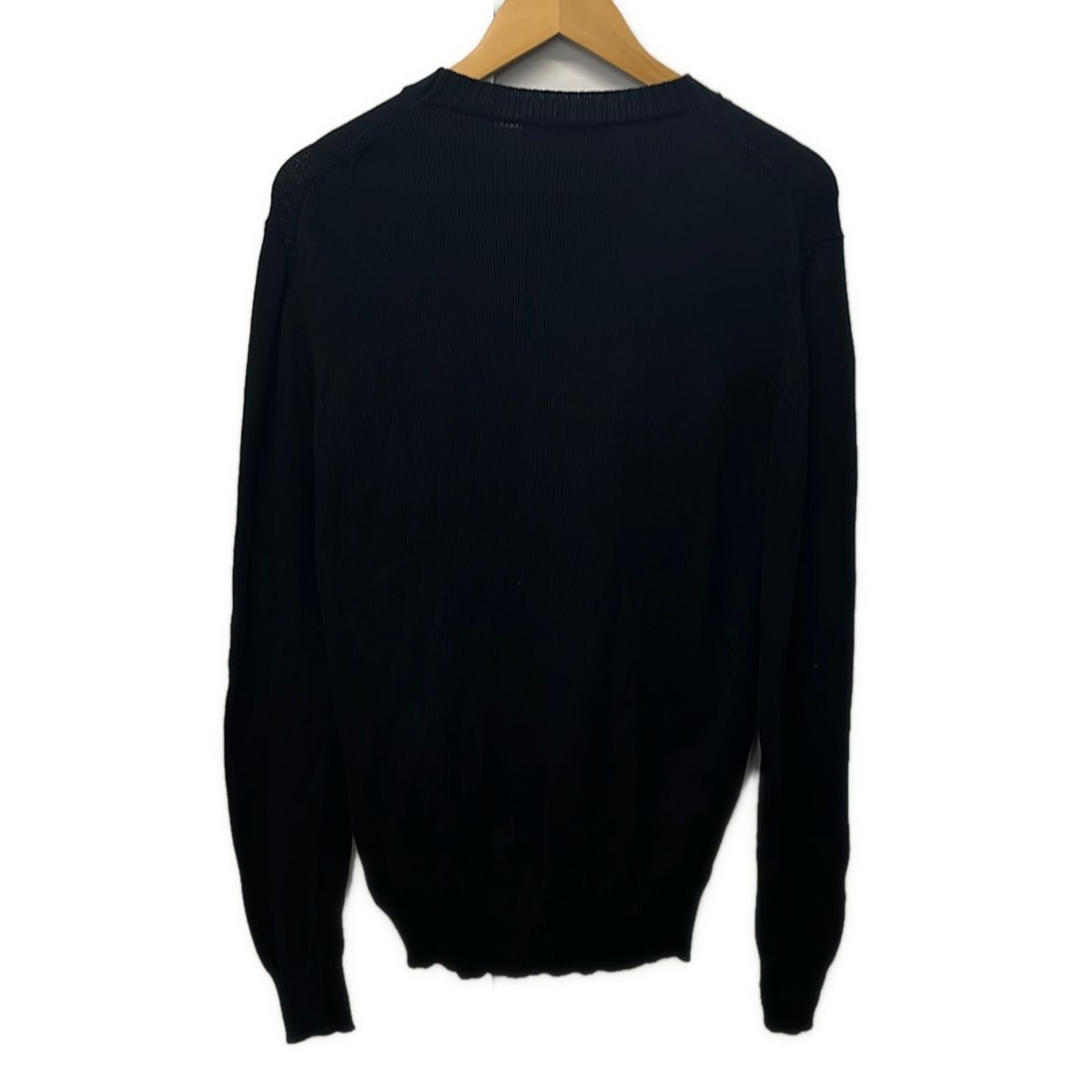 Versace Long Sleeve Sweater 46 XL Black Yellow Embroidery Medusa — view 2