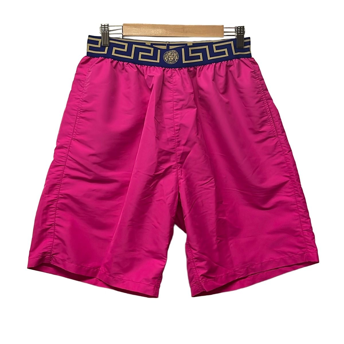 Versace Shorts 4 XL Pink Purple Dark Navy Beige Waist Togo