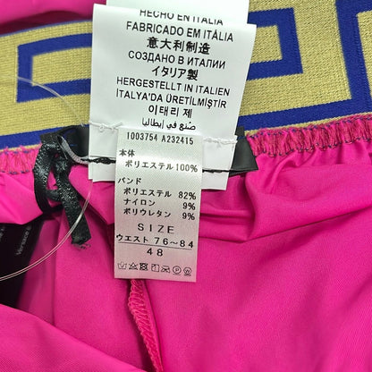 Versace Shorts 4 XL Pink Purple Dark Navy Beige Waist Togo — view 4